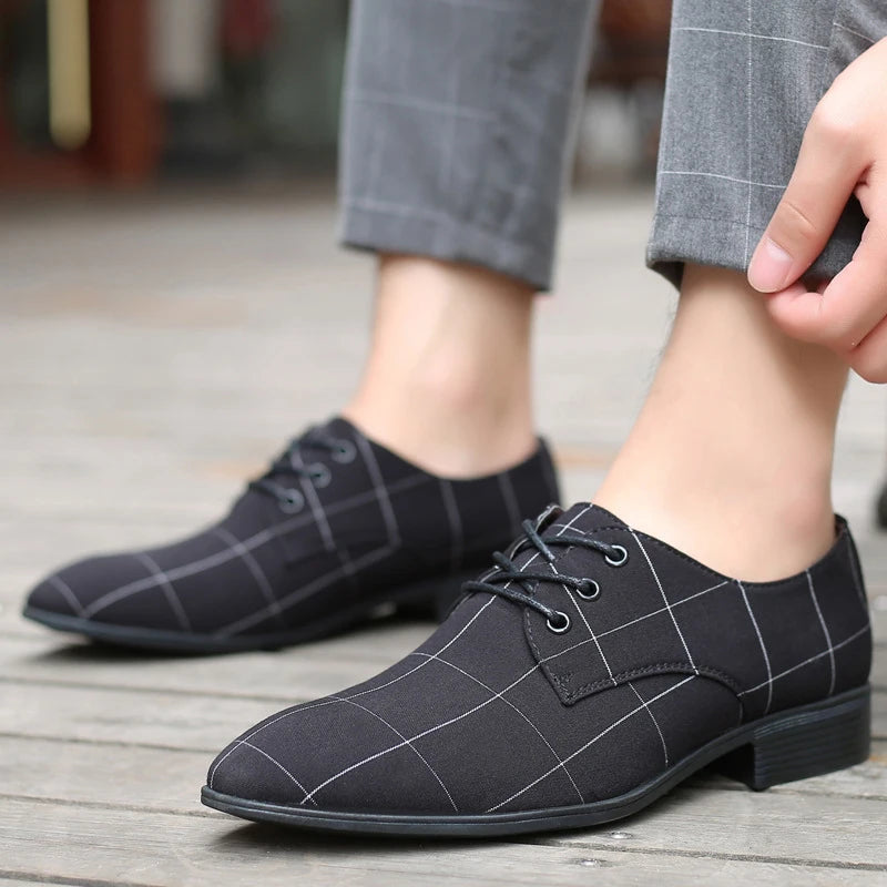 Shoes for Men with Free Shipping Men Shoes Luxury Brand High Quality Lace Up Oxfords Business Shoes Zapatos De Vestir Hombre