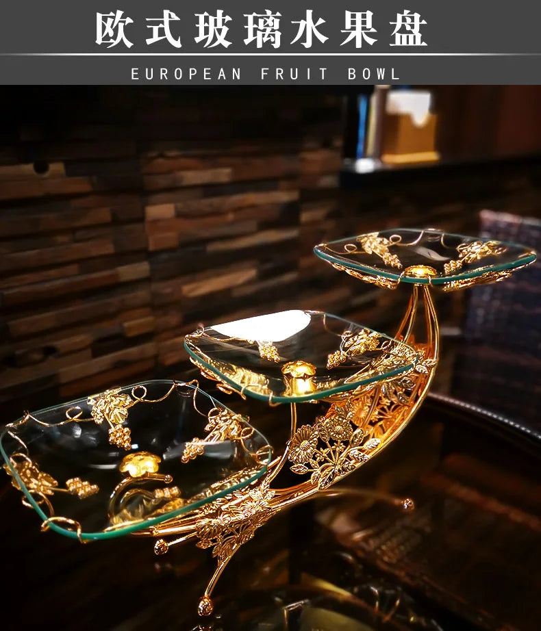 Kitchen Unique Plates Organizer Elegant Multifunctional Advanced Plates Pretty Luxury Charolas Decorativas Room Decoration