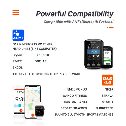 MAGENE Computer Speedometer ANT+ Speed And Cadence Dual Sensor Bike Speed And Cadence Ant+ Suitable For GARMIN IGPSPORT Bryton