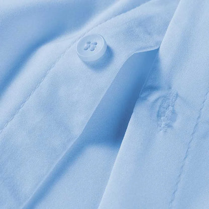 New Men's Business Casual Solid Color Short Sleeved Shirt for Summer Fashion No Ironing Comfortable and Versatile Top