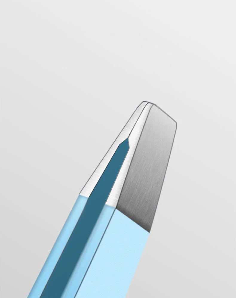 HUAZDS Eyebrow Tweezer Colorful Hair Beauty Fine Hairs Puller Stainless Steel Slanted Eye Brow Clips Removal Makeup Tools