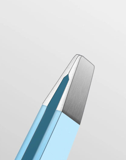 HUAZDS Eyebrow Tweezer Colorful Hair Beauty Fine Hairs Puller Stainless Steel Slanted Eye Brow Clips Removal Makeup Tools