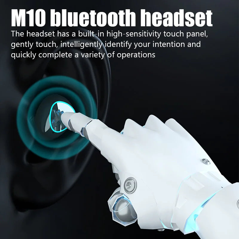 M10 TWS Bluetooth Headphones 2500mAh Charging Box Wireless Earphones With Microphone 9D Stereo Sports Waterproof Earbuds Headset