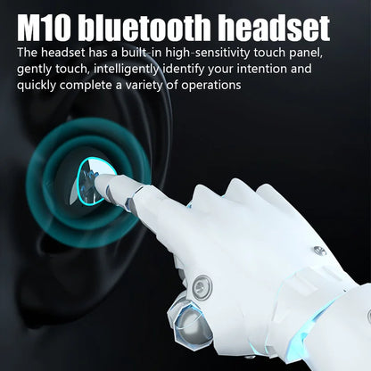 M10 TWS Bluetooth Headphones 2500mAh Charging Box Wireless Earphones With Microphone 9D Stereo Sports Waterproof Earbuds Headset