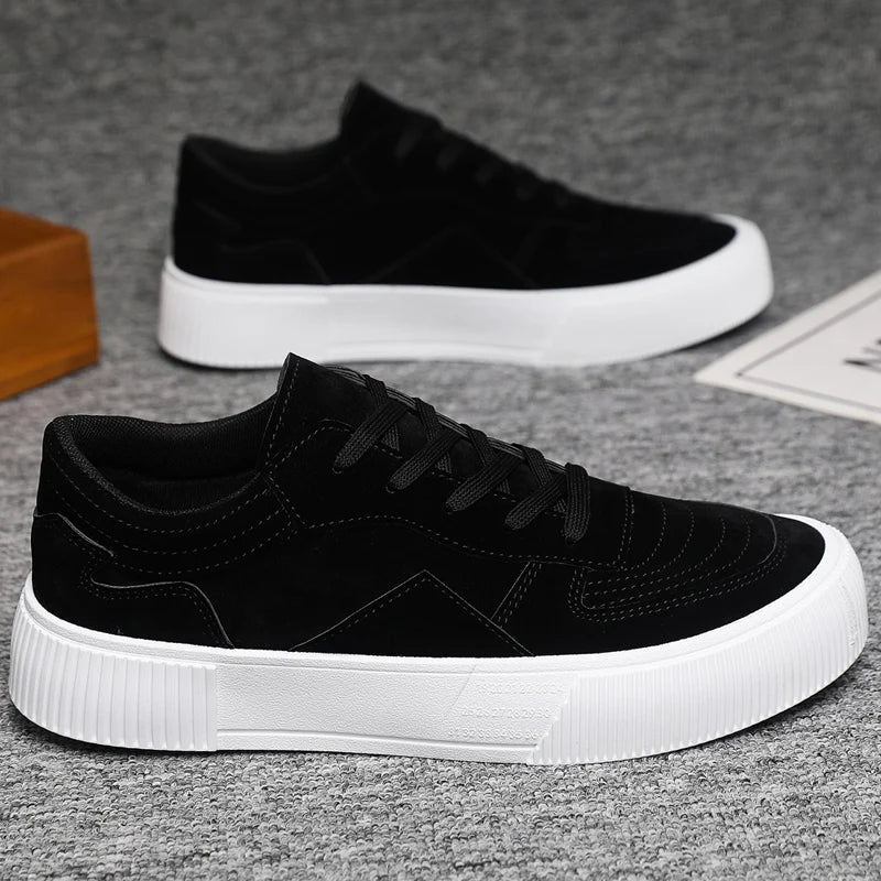 Men's Sneakers Fashion Flat Shoes for Man High Quality Casual Shoes for Men Classical Cosy Comfortable Wear-resistant Pure Color