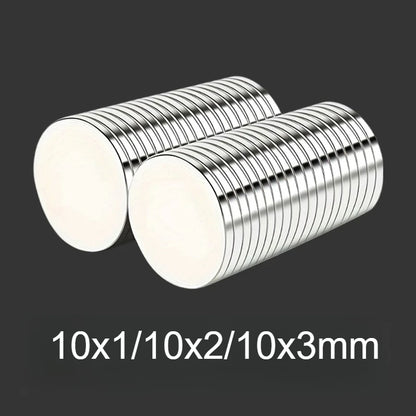 10x1/10x2/10x3mm-20/50/100pcs circular refrigerator magnets widely used in offices DIY Whiteboard, kitchen tool storage nail art