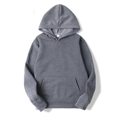 Spring Autumn Fashion Men's Women's Hoodie Casual Hoodies Pullovers Sweatshirts Men's Top Solid Color Hoodies Sweatshirt Male