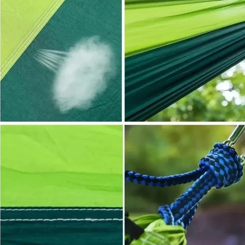 Camping Hammock Camping Accessories Gear for Outdoor Indoor with Tree Straps Nylon Lightweight Hammocks for Touring Hiking