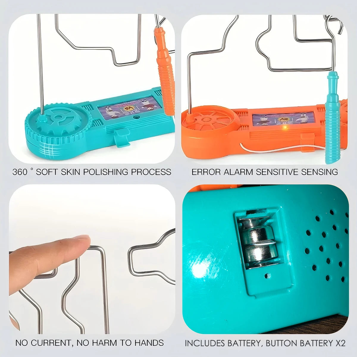 1pcs Fire Line Impact Electric Touch Maze Kids Puzzle Interactive CHILDREN'S Creative Gift Focus Artifact Focus Training Game