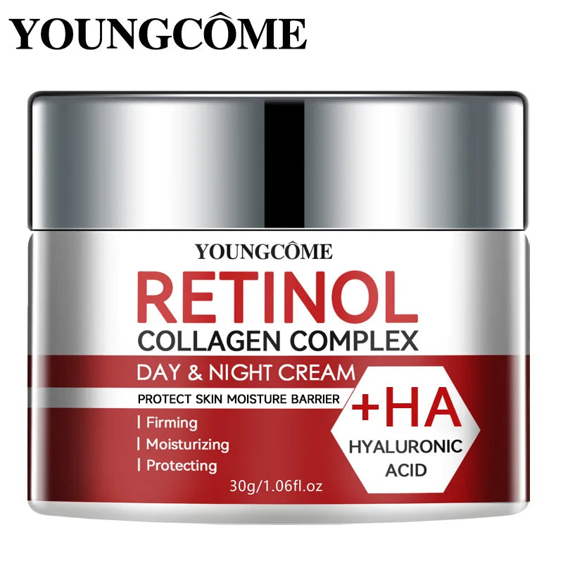 Retinol Collagen Facial Care Moisturizing Cream Deep Hydration  Suitable for dry Aging Face Cream Moisturizing Skin Repair