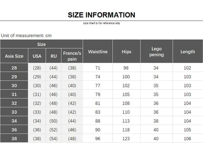 Men White Jeans Elasticity Straight Slim Fit Casual Soft Business Classic Brand Trousers Fashion Advanced Stretch Denim Pants