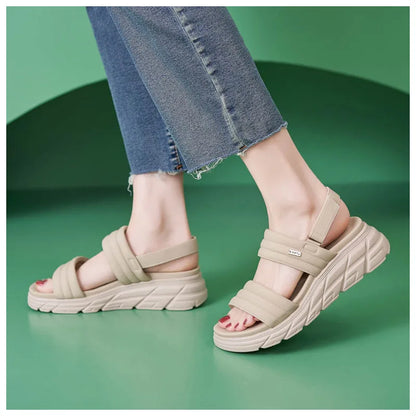 Shoes for Women 2025 Summmer Fashion Women Platform Sandals Casual Comfortable Non-slip Wedges Shoes Zapatos De Mujer