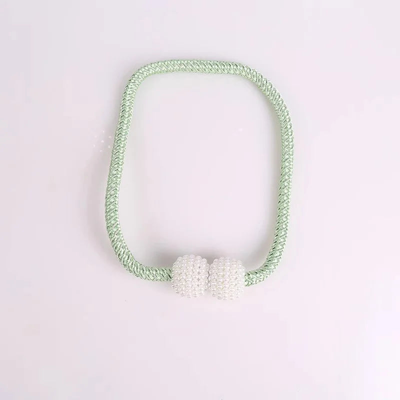 2pcs curtain bundling straps creative high-end functional straps simple thick tie rope household strong magnetic suction
