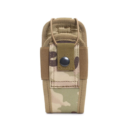 Hoyoo outdoor tactical walkie talkie case MOLLE accessory package multifunctional walkie talkie external protective cover camouf