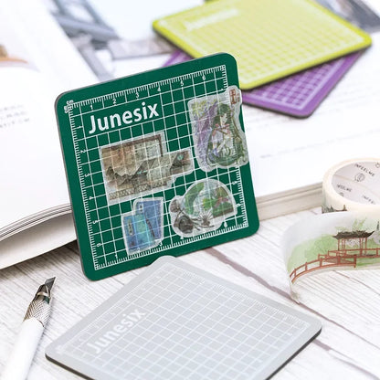 1PC Colorful Mini Model Cutting Mat Engraving Pad Art Supplies Stationery School Supplies 8*8cm for Art Supplies School Tools