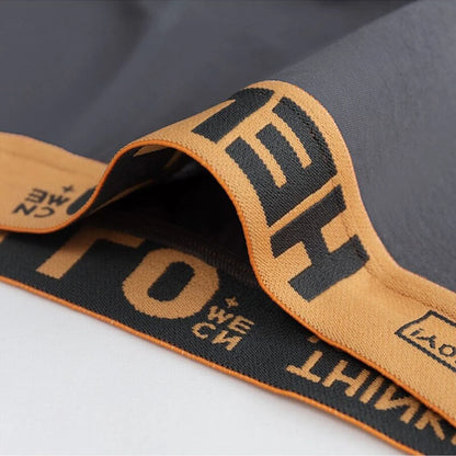 5pcs/lot Boxer Shorts Ice Silk Men's Underwear Summer Breathable Underpants U Convex Lingerie Breathable Sexy Panties