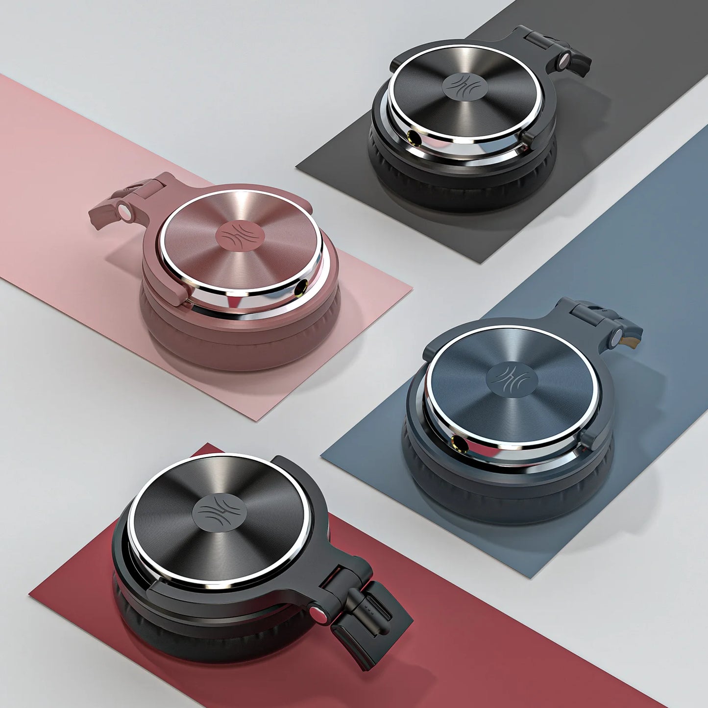 Oneodio Pro 30 Professional Studio DJ Headphones With Microphone Over Ear Wired Earphones HiFi Monitors Foldable Gaming Headset