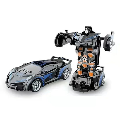Transforming Inertial Car with Collision Technology: Autobot Robot Car for Boys