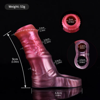 SXXY Silicone Penis Sleeve For Cock Enlargement Lengthen Men Reusable Condom Penis Ring Delayed Ejaculation