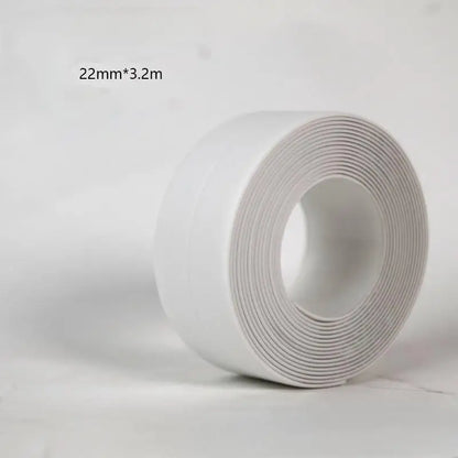 A Roll Of Three Meters Two Pvc Waterproof And Anti-Mildew Seam Adhesive, Suitable For Kitchen, Bathroom, Toilet, Corner Gap