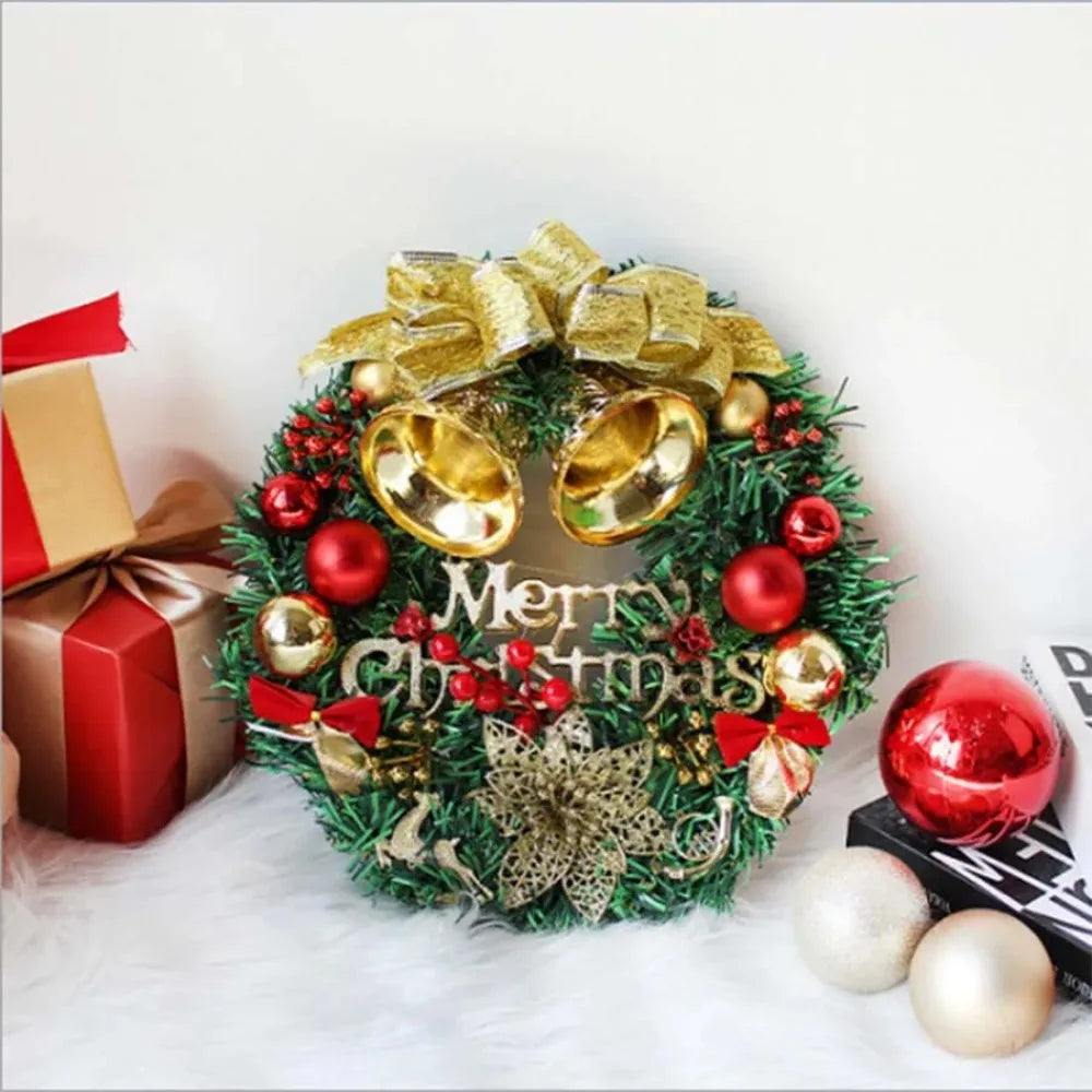 sp Hot Sale Merry Christmas Decoration Wreath Manufacturer Artificial Greenery Christmas Garland Decoration