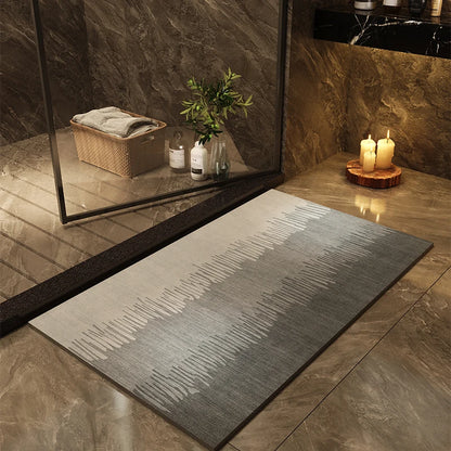 Bathroom floor mat, bathroom, diatom mud absorbent mat, toilet door carpet, non-slip entrance, bathroom quick-drying cushion