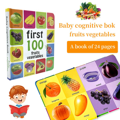 0-2 Years English Children's Cognitive Encyclopedia Enhancing Cognition Children's Early Learning Books Gifts