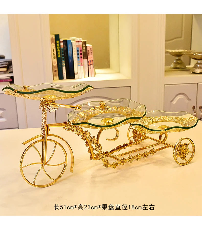 Kitchen Unique Plates Organizer Elegant Multifunctional Advanced Plates Pretty Luxury Charolas Decorativas Room Decoration