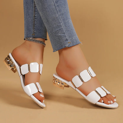 Shoes for Women Fashion Spring Summer Women High Heels Sandals Lady New Sexy Comfortable Lightweight Sandals Sandalias De Mujer