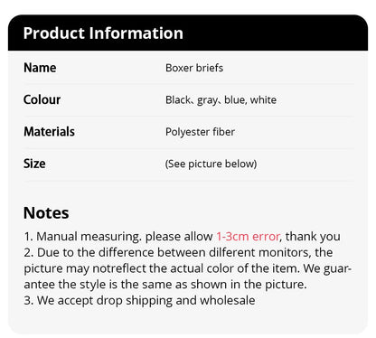 4 Pack Europe and America Size MEN'S Solid Color Sexy Boxer Underwear Antibacterial Breathable plus Size MEN'S Shorts Underwear