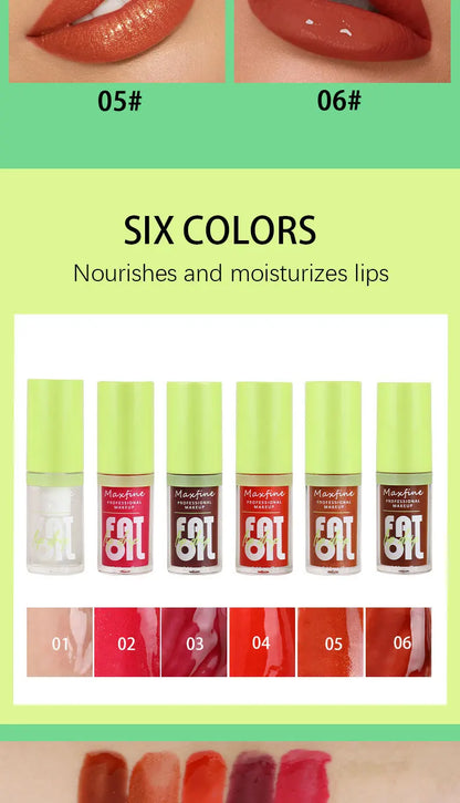 Lip Gloss Waterproof Long-term Moisturizing Non-stick Cup Non-fading Liquid Green Packaging Lip Gloss Cosmetics