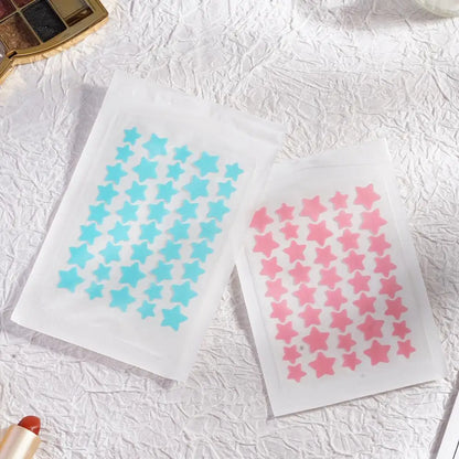 40pcs Colorful PE Pimple Patches Cute Star Shaped Pimple Cover Sticker Invisible Pimple Cover Removal Pimple Patch