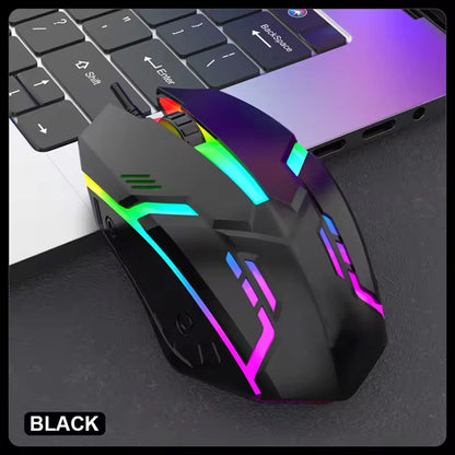 Practical Computer Mouse USB Mechanical Gaming Keyboard Mouse Anti-slip Matte Computer Keyboard For Suitable For PC And Tablets