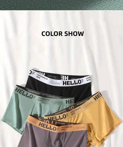 10Pcs/Men's Underwear  Underwear High Stretch Boxer Shorts Breathable Soft Men's Shorts Comfortable Size L-4XL