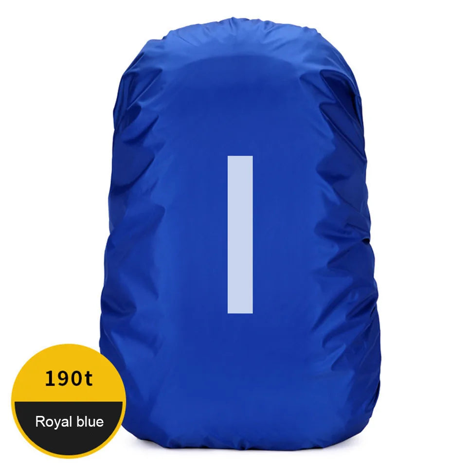 KoKossi 1Pcs 20-60L Outdoor Hiking Backpack Rain Cover Backpack Waterproof Cover Cycling Hiking Reflective Rain Cover Unisex