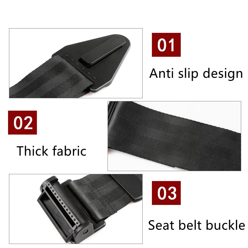 Adjuster 30X6 cm Children Kid Car Safety Belt Universal Car Baby Safety Seat Strap Belt Buckle Seat Belt Correction Tape
