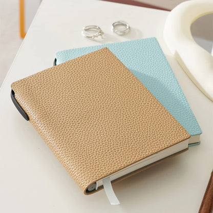 Business Office Custom Letters Notebook A6 School Student Leather Fashion Diary Books Portable Luxury Note Book Engraving Gift