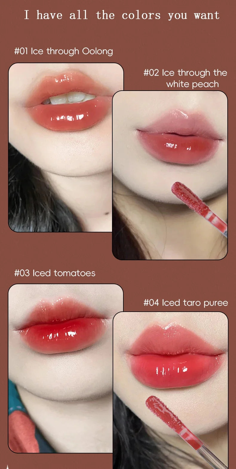 Mirror Lip Gloss Lip Gloss Lip Moisturizing Liquid Lipstick Waterproof Long-lasting Brightening And Non Fading Lip Gloss