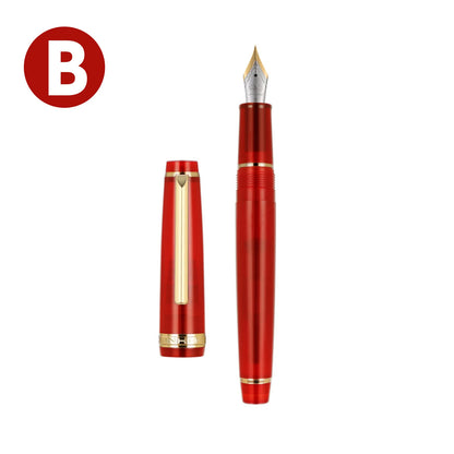 Jinhao 82 Fountain Pen Acrylic Ink Pen Spin Golden sliver clip 0.5mm F Nibs classic Business Office School Supplies Writing Pen