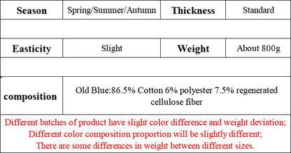 IEFB Vintage Camouflage Men's Jeans Fashion Washed Casual Wide Leg Denim Pants Autumn Winter Loose Male Trousers Old Blue 9C354