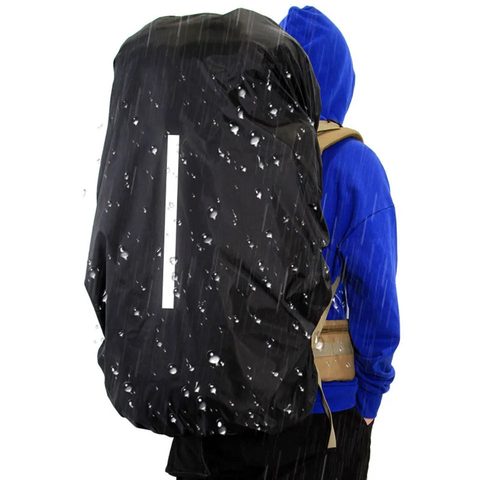 KoKossi 1Pcs 20-60L Outdoor Hiking Backpack Rain Cover Backpack Waterproof Cover Cycling Hiking Reflective Rain Cover Unisex