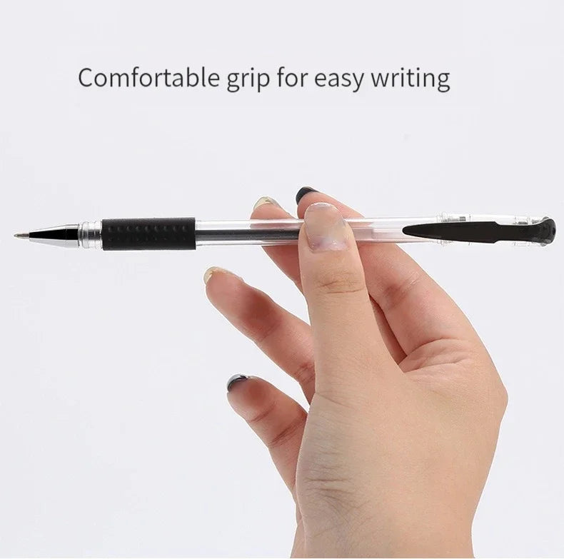 35/25pcs Gel Pen Set School Supplies Black Blue Red Ink Color 0.5mm Ballpoint Pen Kawaii PenWriting Tool School OfficeStationery