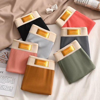 3pcs Men Underwear Cotton BoxerShorts Hombre Panties Man Breathable Underpants Sexy Sports Comfort Male Boxers Large Size L-6XL