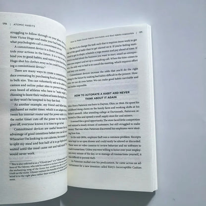 Atomic Habits An Easy Proven Way To Build Good Habits Break Bad Ones Self-management Self-improvement English Books
