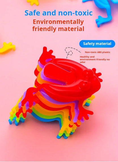 20/50pcs Solid Color Jumping Frog Plastic Bouncing Frog Jumping Frog Children Educational Toy,Gift for Kids Party Favors