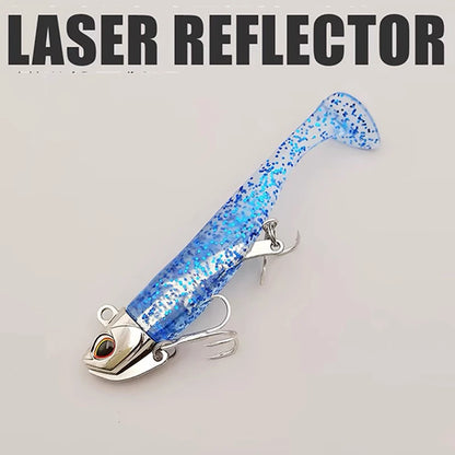 5pcs 24g/105mm Artificial soft Bait Lumious/Glow Mackerel Sea Bullet Bass Snapper Fishing Lure Wobblers Swimbait Jigging Baits