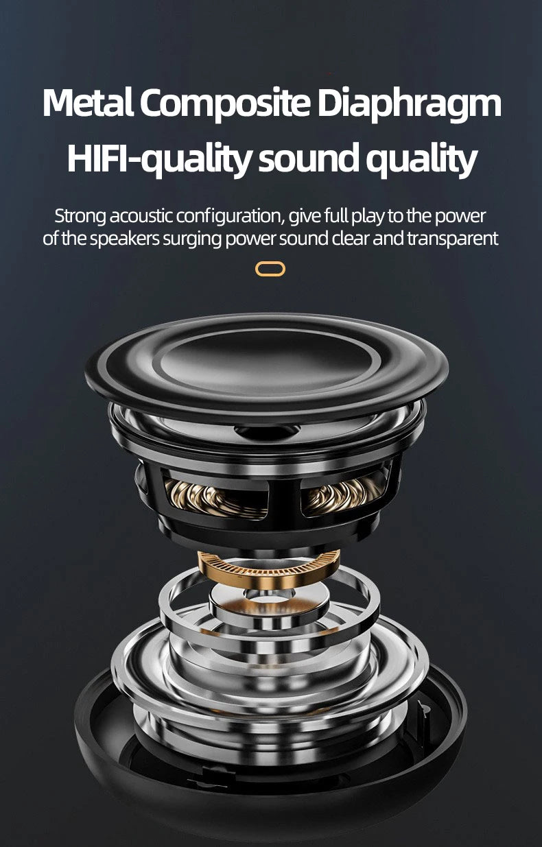 Wireless Bluetooth Speaker Portable Mini Outdoor Wireless Speakers Music Surround Loudspeaker HD Voice Shocking Bass