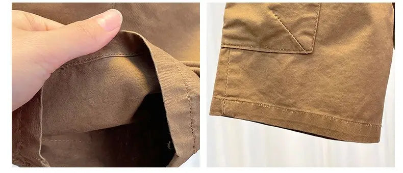 Korean Children's Clothes 2025 Summer Kids Clothes Boys Outfits Baby Thin Short Sleeves Stripe Polo Shirt +Shorts Two Pieces Set