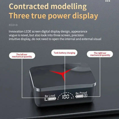 M90 TWS Bluetooth 5.3 Earphones Wireless Headphones Touch Control Gaming Headsets HIFI Stereo Sound Noise Reduction With Mic