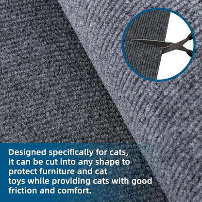 Anti Cat Scratch Sofa Cat Crawling Mat Sofa Protection Grinding Climbing Frame Self-adhesive Carpet Cats Scratch Board Cat Toys